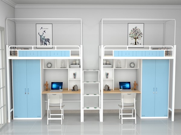 双人双连位中梯组合床